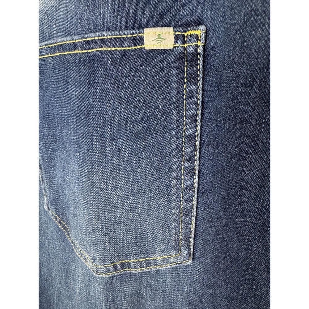Halara Flex Denim Pull-On Straight Leg Jeans — XL Regular — Dark Wash - Picture 3 of 7